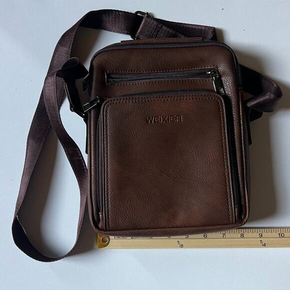 Weixier Brown Leather Bag - Picture 1 of 2